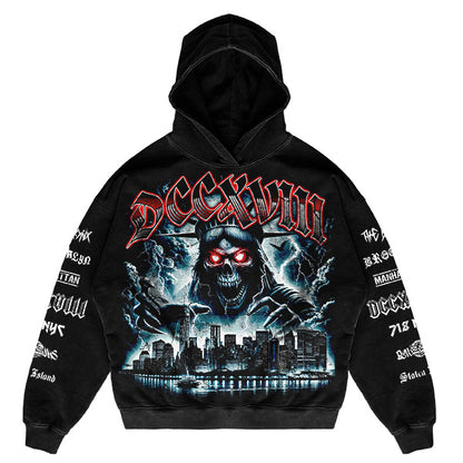 718 DCCXVIII "NEW YORK CITY TERROR" Black Sweatsuit